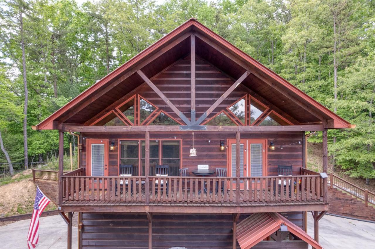 Trout N' About Your Blue Ridge Mountains Retreat, Hot Tub + Game Room! Ellijay Eksteriør billede