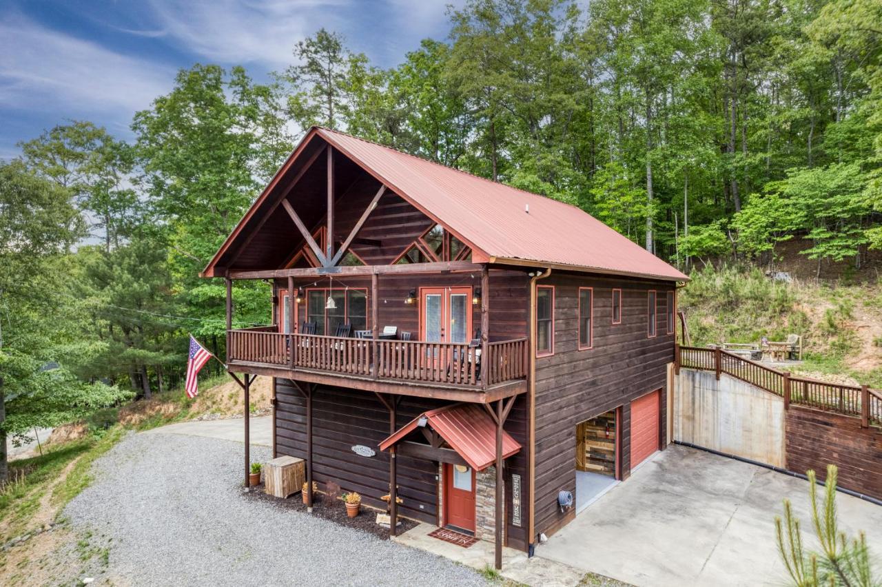 Trout N' About Your Blue Ridge Mountains Retreat, Hot Tub + Game Room! Ellijay Eksteriør billede