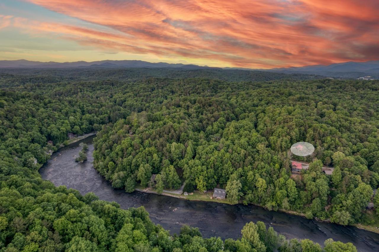 Trout N' About Your Blue Ridge Mountains Retreat, Hot Tub + Game Room! Ellijay Eksteriør billede