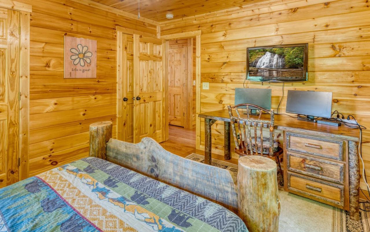 Trout N' About Your Blue Ridge Mountains Retreat, Hot Tub + Game Room! Ellijay Eksteriør billede