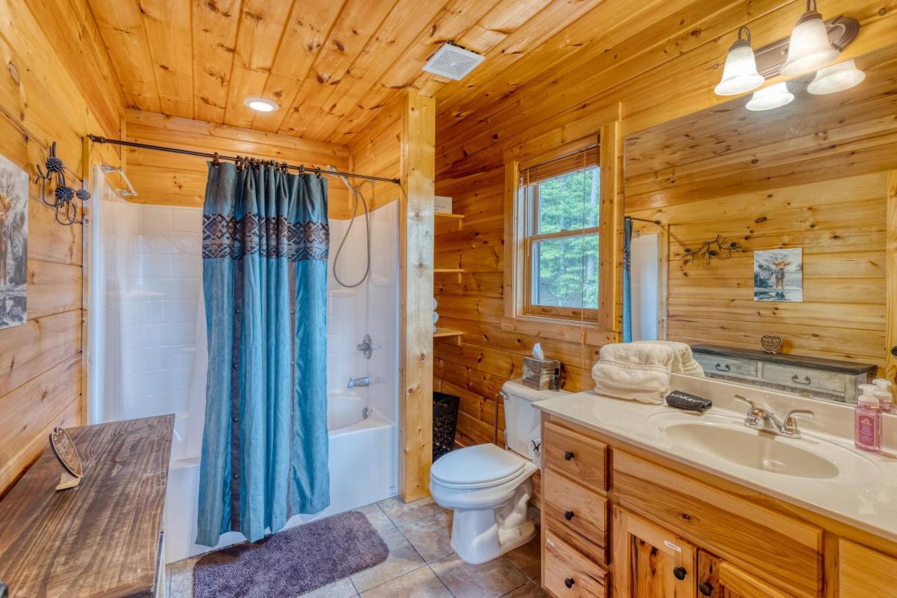 Trout N' About Your Blue Ridge Mountains Retreat, Hot Tub + Game Room! Ellijay Eksteriør billede